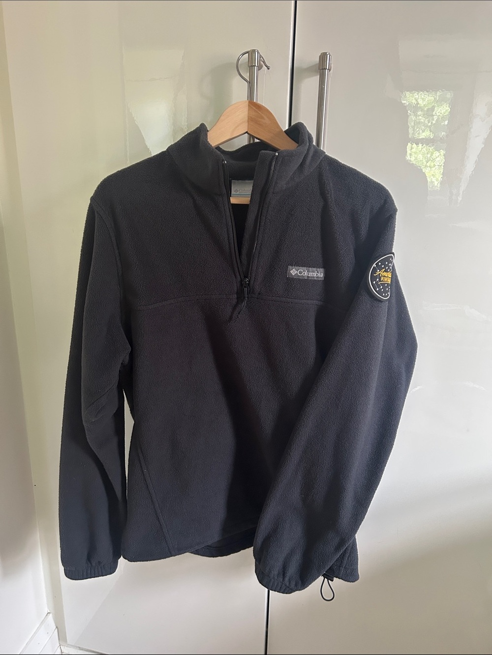 Columbia Men's “American Vintage”Black 1/4-Zip Fleece Pullover